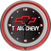 Team Chevy Racing 14" Neon Clock