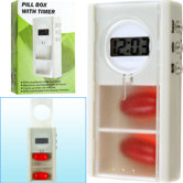 Pill Box with Digital Timer and Alarm Reminder