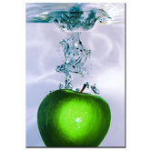 Apple Splash II by Roderick Stevens, Canvas Art - 32" x 22"