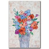 Flowers in Bloom by Garner Lewis, Canvas Art - 24" x 16"