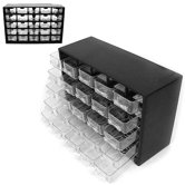 25 Compartment Durable Plastic Hardware Storage Box
