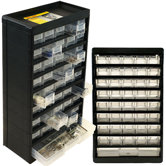 41 Compartment Durable Plastic Hardware Storage Box