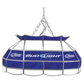 Bud Light 28" Stained Glass Pool Table Light