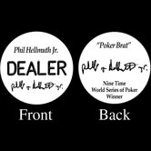 Phil Hellmuth JR Professional Collector's Dealer Button