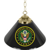U.S Army 1 Light Symbol Bar Pendant
