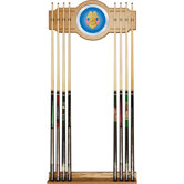 Police Officer Billiard Cue Rack with Mirror