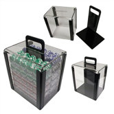 1000 Poker Chip Capacity Clear Carrier