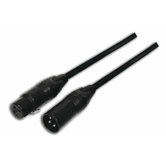1200" Touring Series Lo-Z Microphone Cable with Neutrik Black/Gold