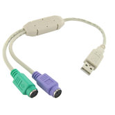 USB To Dual PS/2 Adapter