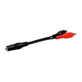 Stereo 3.5mm Jack to 2 RCA Plugs (6 in.)