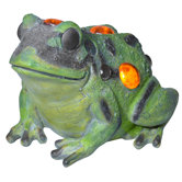 Jeweled Garden Frog Statue