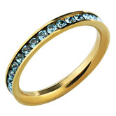 Cubic Zirconia Eternity Band Ring