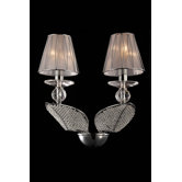 Seville 2 Light Wall Bracket in Chrome