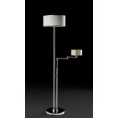 Stretford 1 Light Floor Lamp in Chrome
