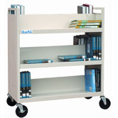 Steel Book Truck (With 6 Shelves)