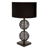 Unique Metal Rattan Table Lamp