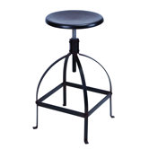 Sleek and Simple Adjustable Bar Stool