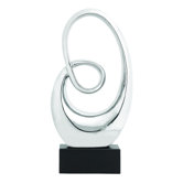 Abstract Spiraling Sculpture