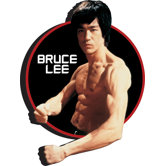 Bruce Lee Circle Chunky Magnet