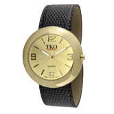 Women's TK616 Leather Slap Watch