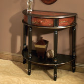 Artist's Originals Demilune 1 Drawer Console Table