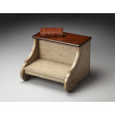 Artists' Originals Step Stool in Distressed Shell Gray