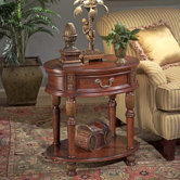 Masterpiece Oval End Table