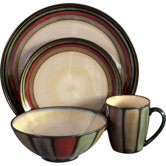 Flair 16 Piece Dinnerware Set