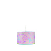 Kinder-Pendelleuchte "Princess" in Pink / Bunt