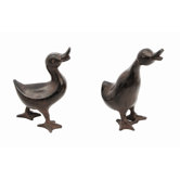 Pair of Ducklings Statue