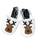 Reindeer Soft Sole Leather Baby Shoes