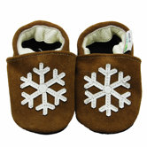 Snowflake Suede Soft Sole Leather Baby Shoes