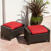 Cantina Club Ottoman with Cushion (Set of 2)