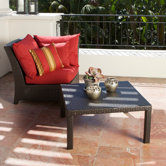 Cantina Deep Seeting Corner Chair with Cushions and Coffee Table