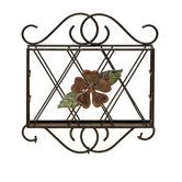 Stylish Functional Cove Wall Basket  with Three Hooks