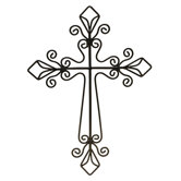 Stylish Solutions Kiera Openwork Cross Wall Art