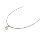 Citrine Sand Pearls and Necklace