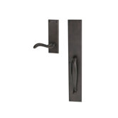 Entry Set Front Door Handle with Jefferson Lever