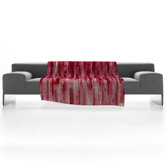 Jacqueline Maldonado Red Rain Fleece Throw Blanket