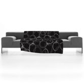 Rachael Taylor Circles Fleece Throw Blanket