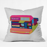 Bianca Green Polyester Captures Great Moments Indoor/Outdoor Throw Pillow