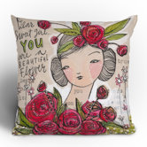 Cori Dantini Dear Sweet Girl Throw Pillow
