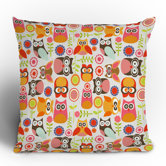 Valentina Ramos Cute Little Owls Throw Pillow