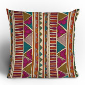 Valentina Ramos Ethnic Stripes Throw Pillow