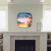 Bird Wanna Whistle Bird Line Modern Clock