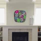 Khristian A Howell Cape Town Blooms Modern Clock