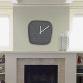 Wesley Bird Diamond Print Modern Clock