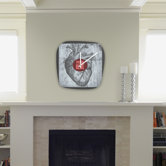 Wesley Bird You Are Here Modern Clock