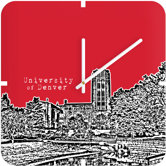 Bird Ave University of Denver Custom Clock