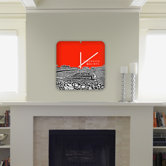 Bird Ave Wisconsin Badgers Custom Clock